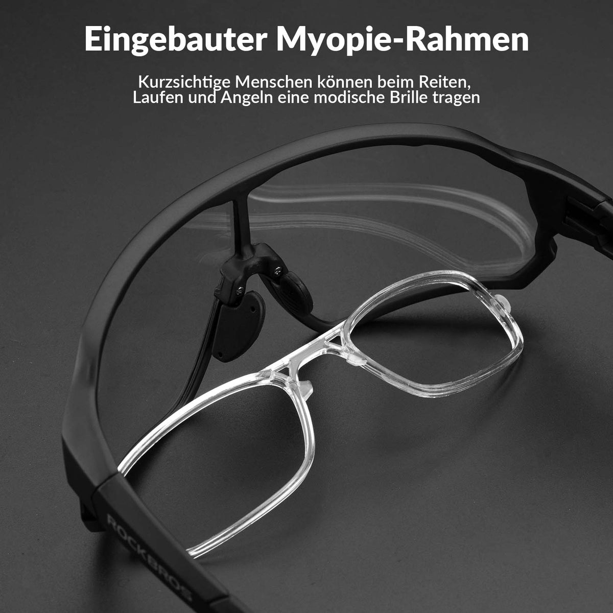 Lunettes de vélo dynamiques ROCKBROS avec filtre solaire UV400