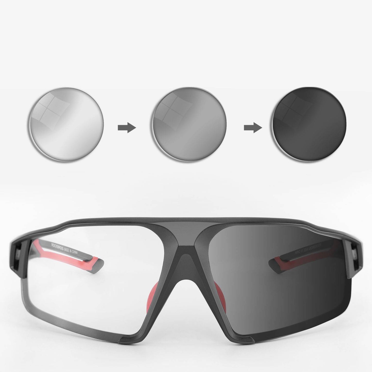 Lunettes de soleil photochromiques pour activités de plein air, unisexes, ROCKBROS