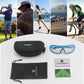Lunettes de soleil photochromiques, protection UV400, lunettes de cyclisme unisexes bleues ROCKBROS