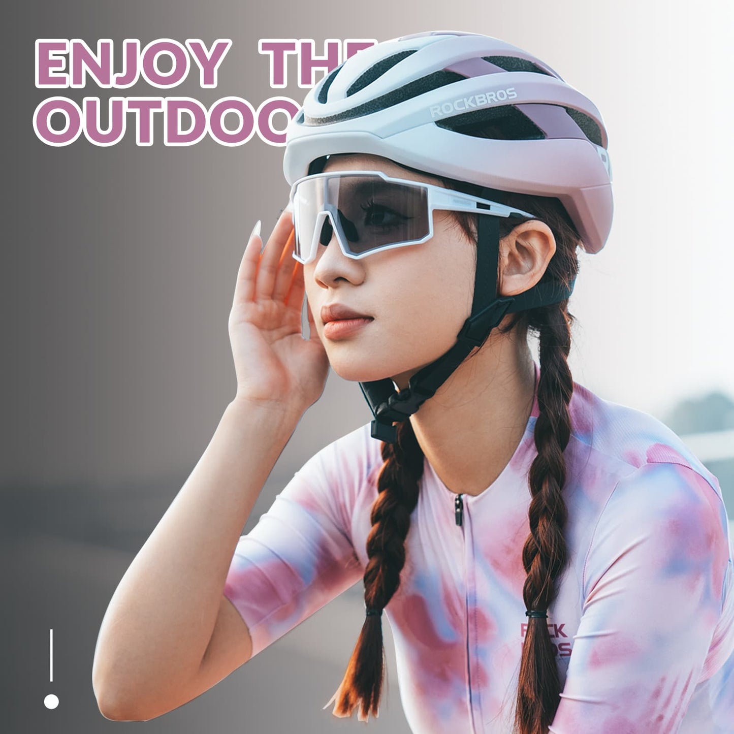 Lunettes de soleil polarisées pour le cyclisme, lunettes de sport pour les activités de plein air, ROCKBROS