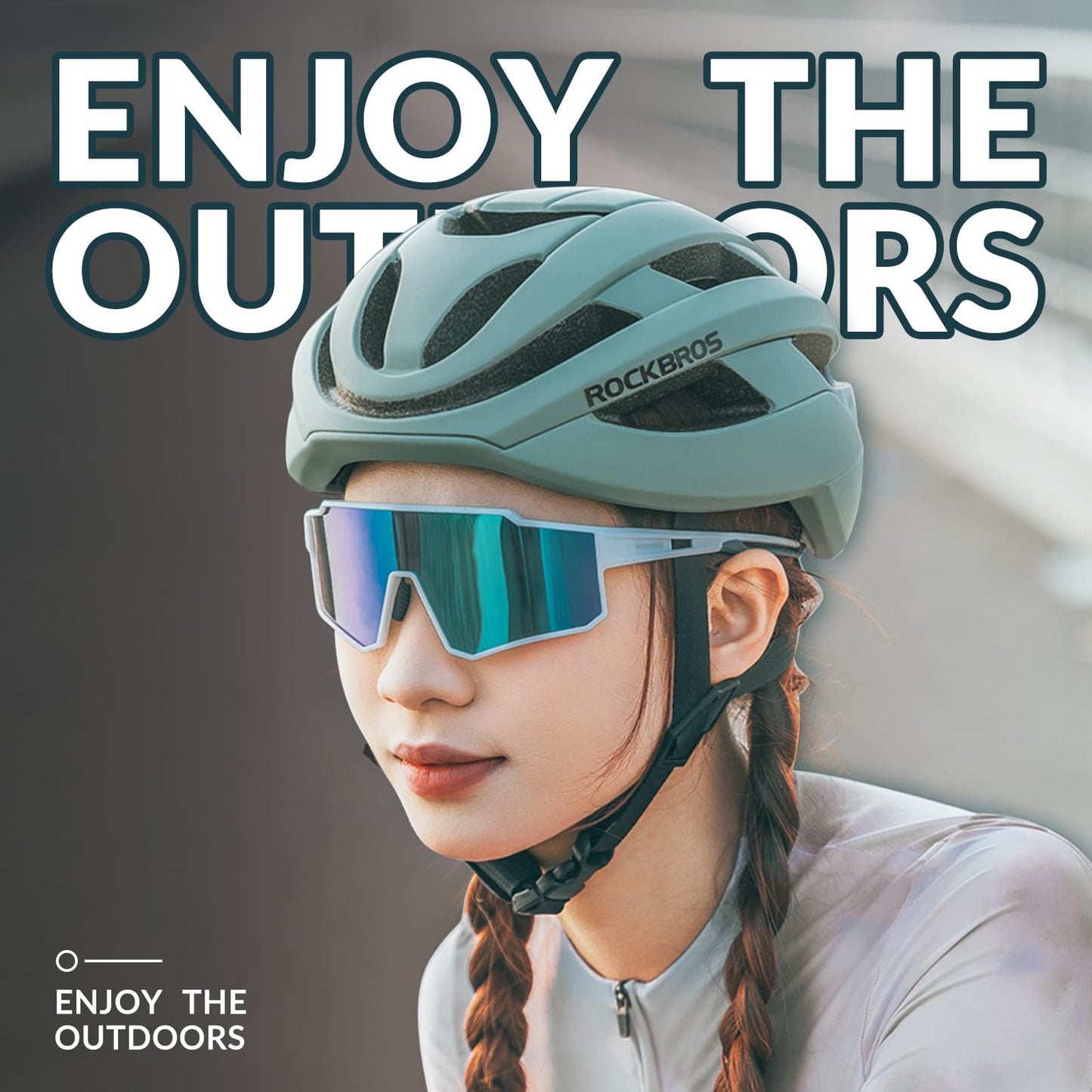 Lunettes de soleil polarisées pour le cyclisme, lunettes de sport pour les activités de plein air, ROCKBROS