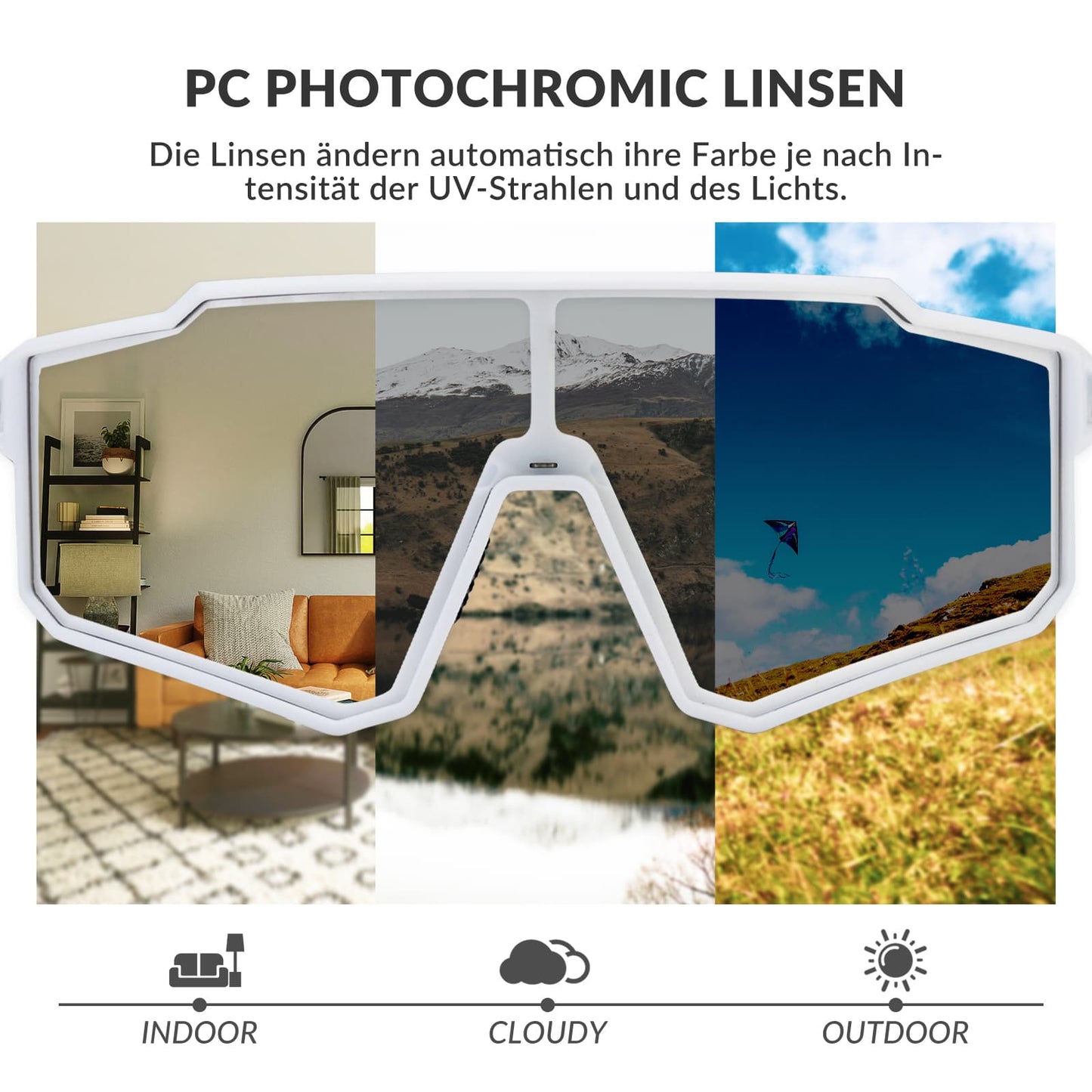 Lunettes de soleil polarisées pour le cyclisme, lunettes de sport pour les activités de plein air, ROCKBROS