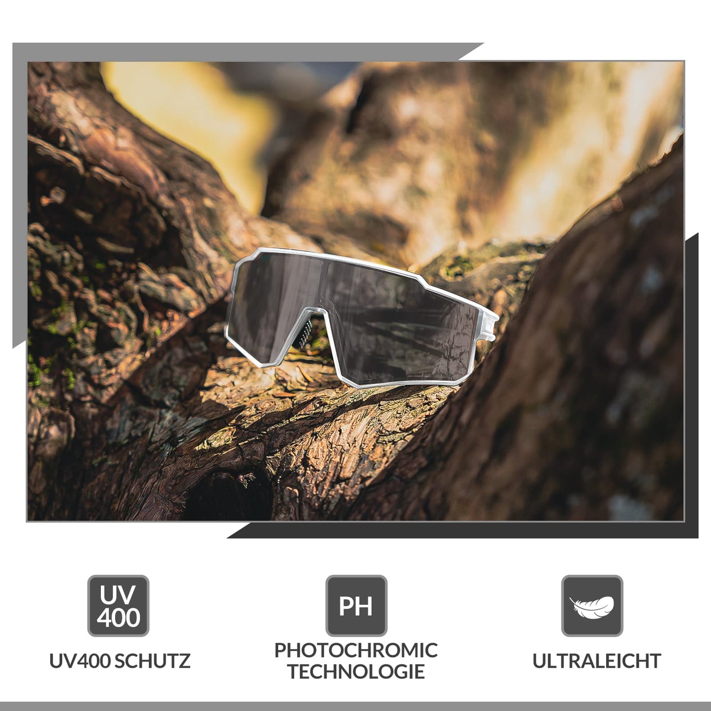Lunettes de soleil polarisées pour le cyclisme, lunettes de sport pour les activités de plein air, ROCKBROS