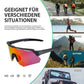 Lunettes de cyclisme polarisées avec 4 verres interchangeables ROCKBROS