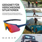Lunettes de cyclisme polarisées avec 4 verres interchangeables ROCKBROS