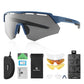 Lunettes de cyclisme polarisées avec 4 verres interchangeables ROCKBROS