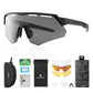Lunettes de cyclisme polarisées avec 4 verres interchangeables ROCKBROS