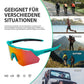 Lunettes de cyclisme polarisées avec 4 verres interchangeables ROCKBROS