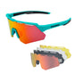 Lunettes de cyclisme polarisées avec 4 verres interchangeables ROCKBROS