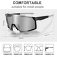 Lunettes de soleil polarisées, lunettes de cyclisme pour sports de plein air, noires, ROCKBROS