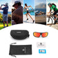 Lunettes de soleil polarisées pour cyclisme, unisexe, noir et rouge, ROCKBROS