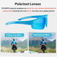 Lunettes de soleil polarisées avec protection UV400, bleu clair, unisexe, ROCKBROS