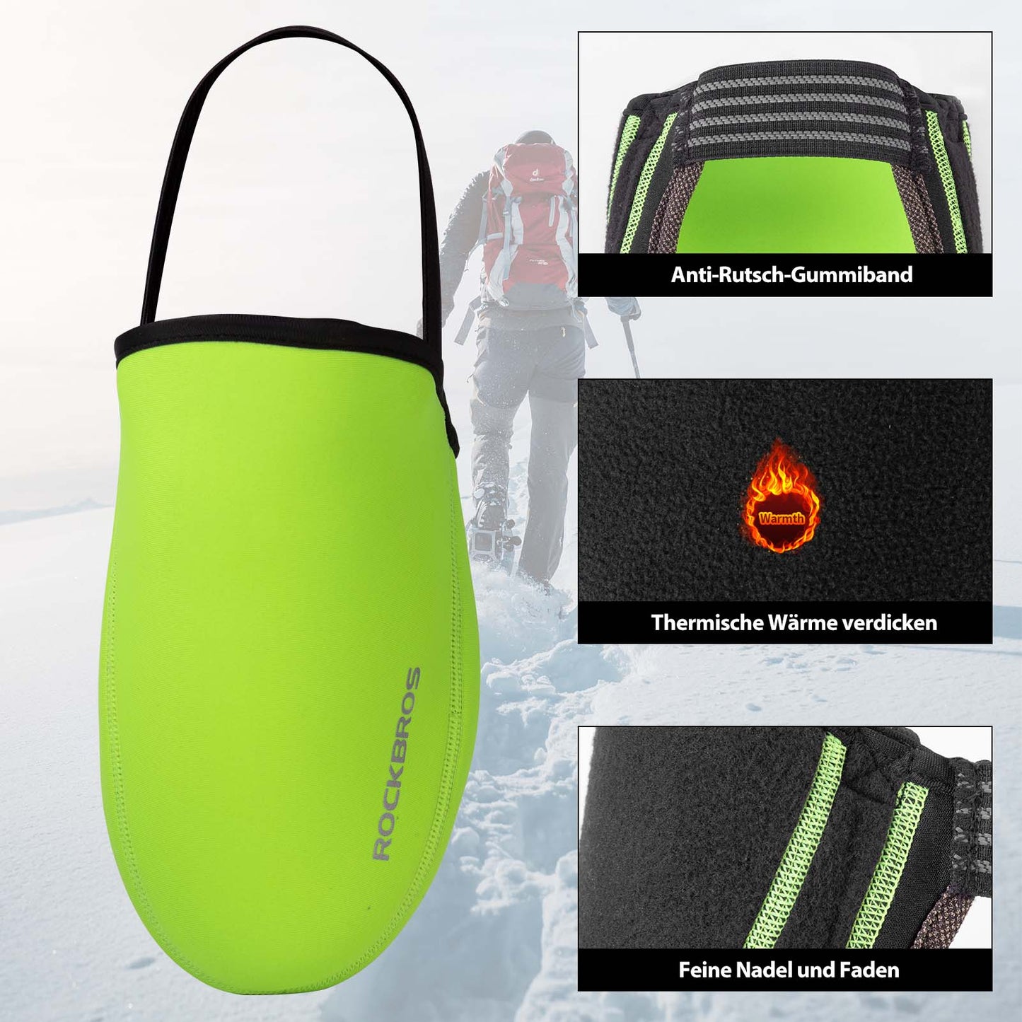 Surchaussures de cyclisme, couvre-chaussures de vélo en Kevlar hydrofuge ROCKBROS