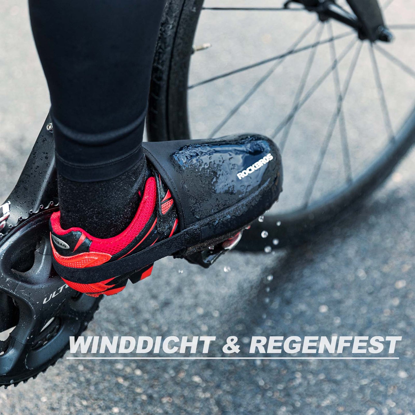 Surchaussures de cyclisme, couvre-chaussures de vélo en Kevlar hydrofuge ROCKBROS