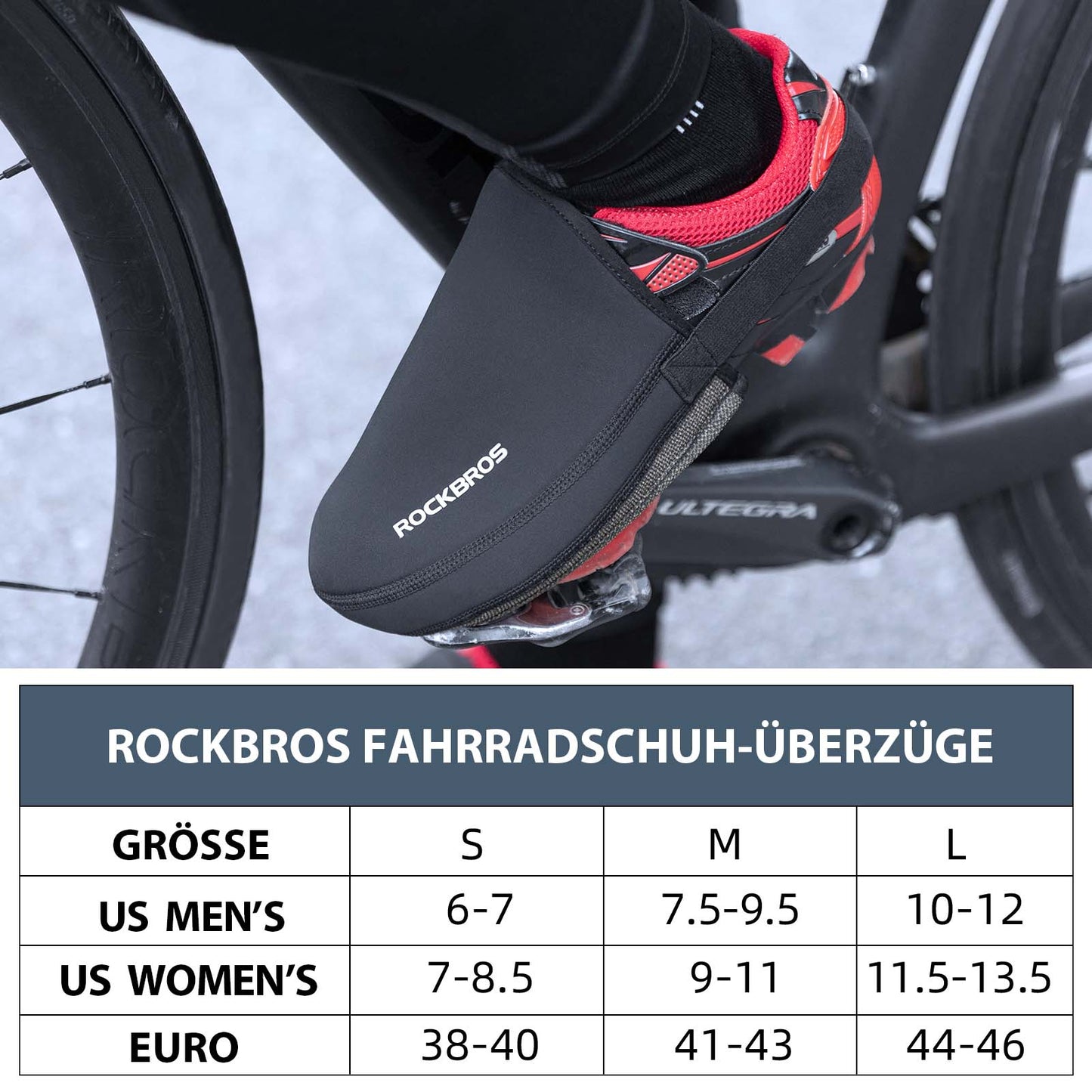 Surchaussures de cyclisme, couvre-chaussures de vélo en Kevlar hydrofuge ROCKBROS