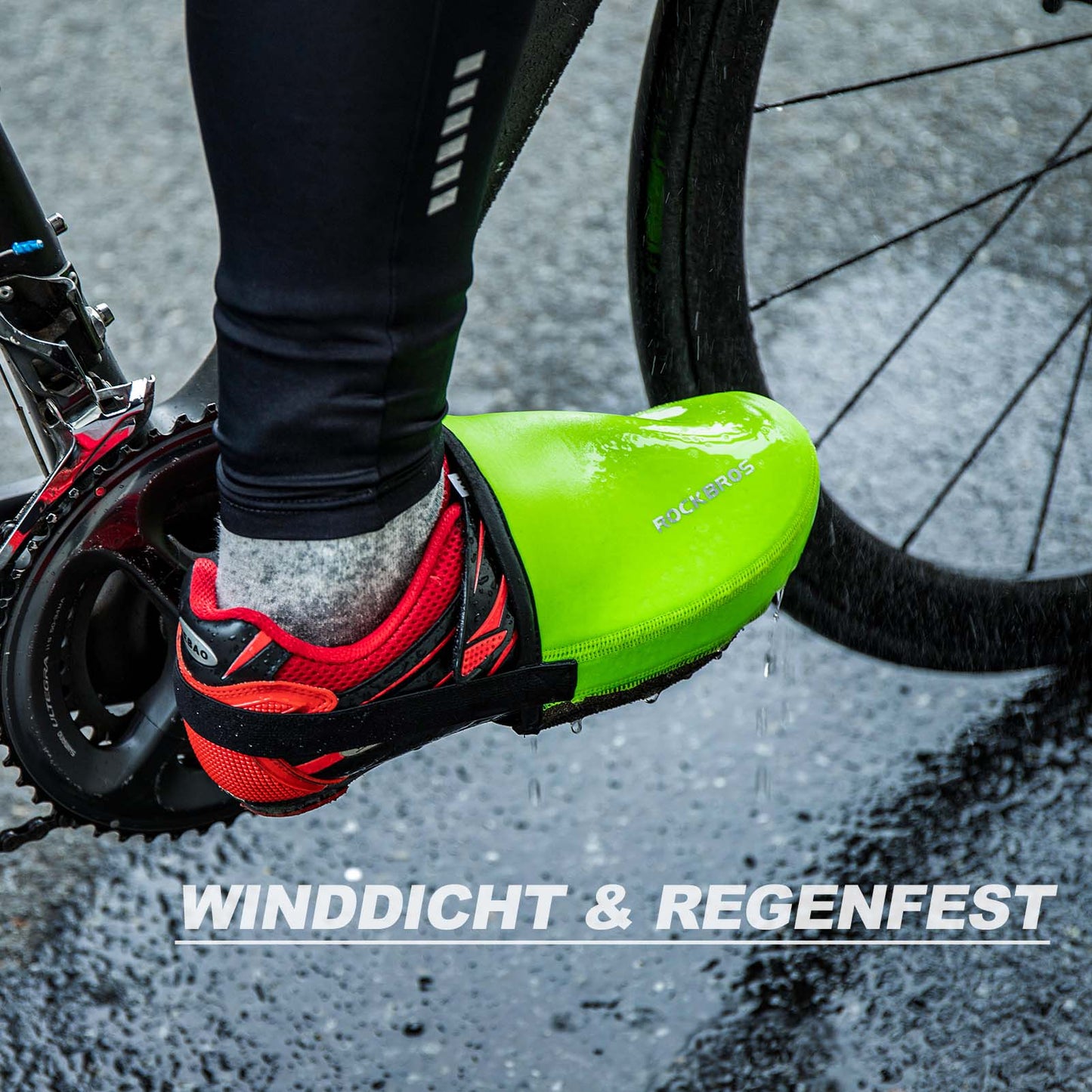 Surchaussures de cyclisme, couvre-chaussures de vélo en Kevlar hydrofuge ROCKBROS