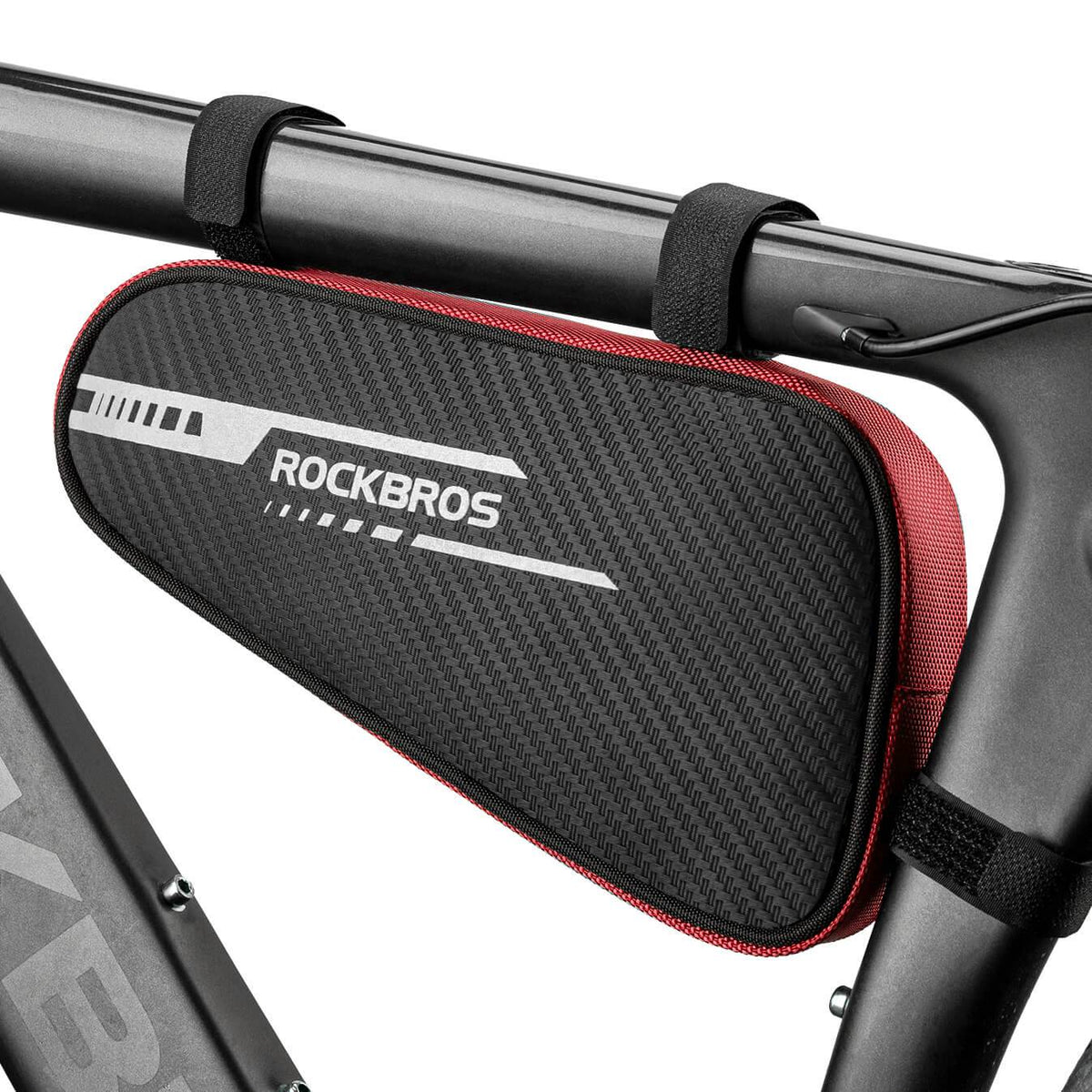 ROCKBROS Sac de cadre étanche Sac triangle pour VTT & vélos de route 1,2L