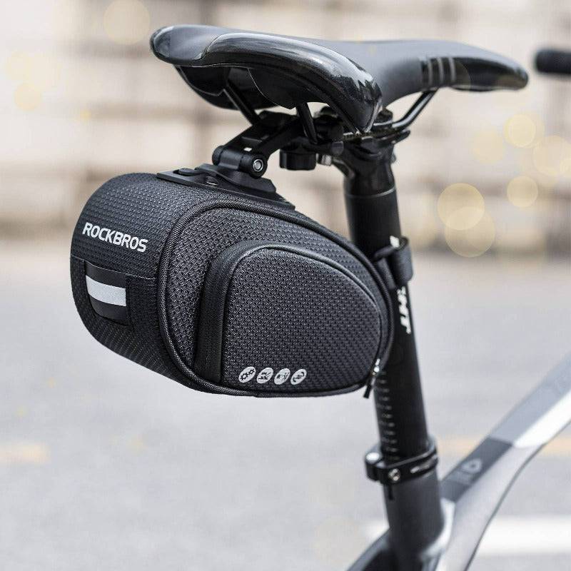 Sacoche de selle à fixation rapide, 1 L, pour VTT, vélo de route, vélo pliant, ROCKBROS