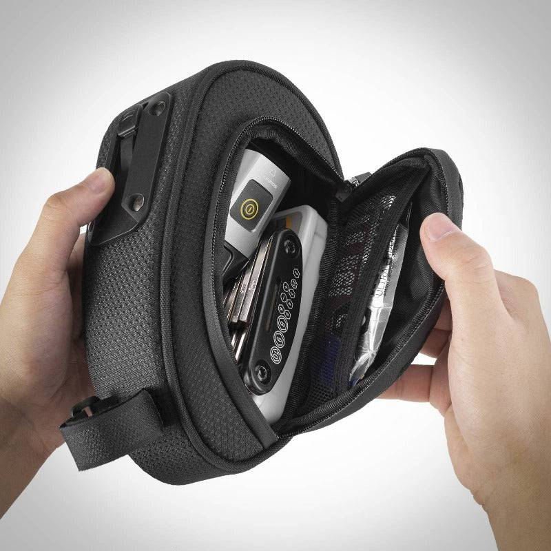 Sacoche de selle à fixation rapide, 1 L, pour VTT, vélo de route, vélo pliant, ROCKBROS