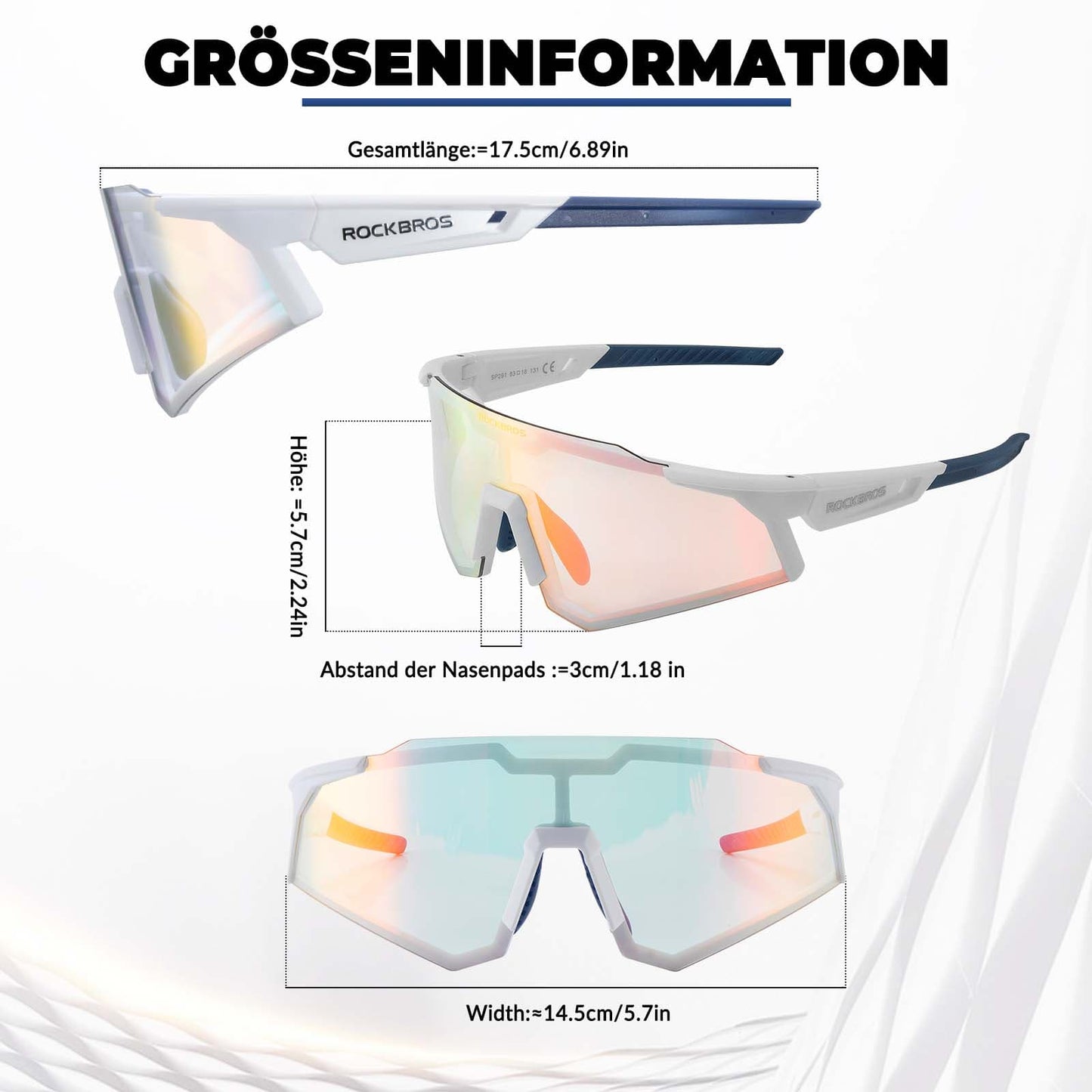 Lunettes de soleil, lunettes de cyclisme, verres teintés, pour l'extérieur, protection UV400, ROCKBROS