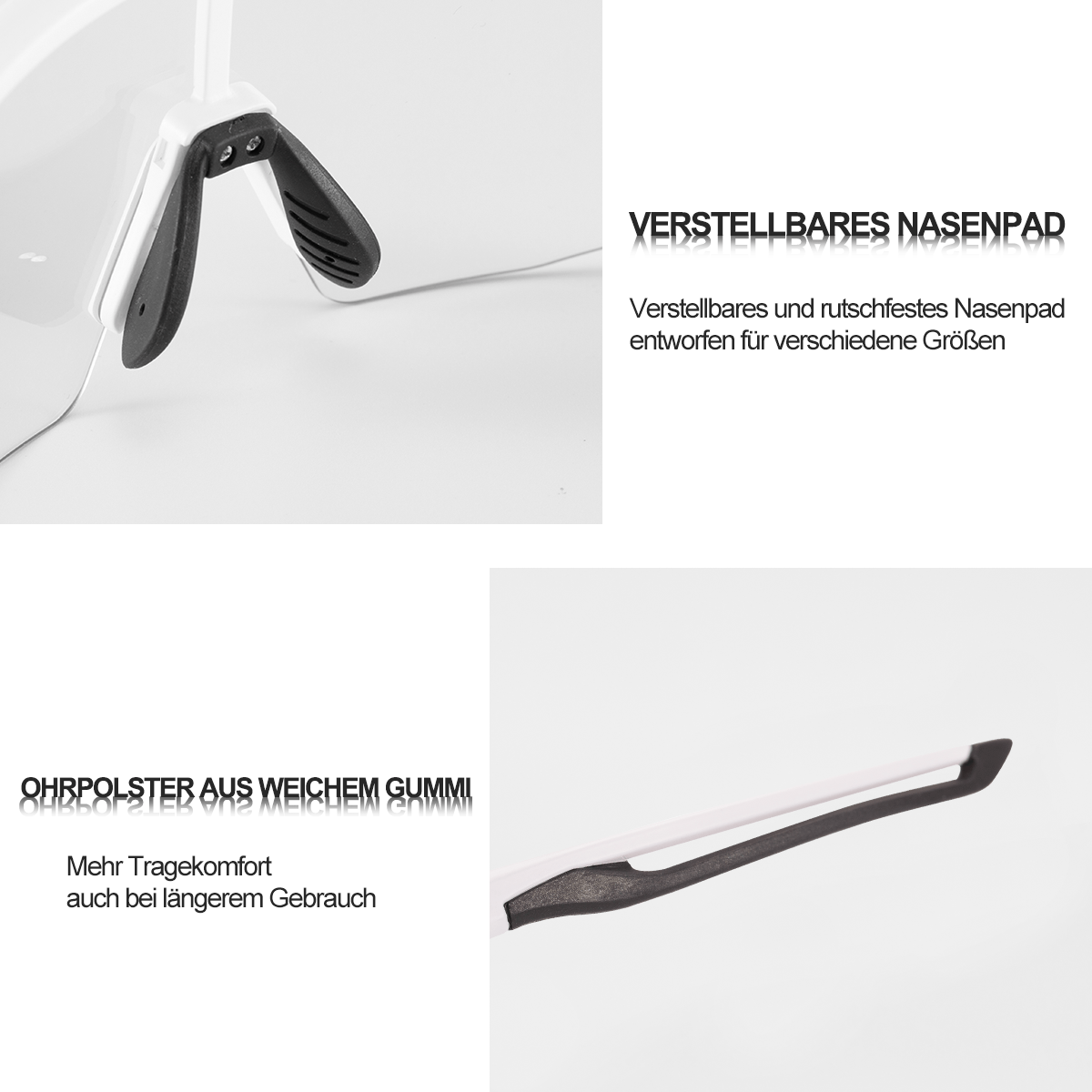 Lunettes de soleil pour hommes et femmes, lunettes de cyclisme avec protection UV, ROCKBROS