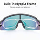 Lunettes de soleil pour hommes et femmes, lunettes de cyclisme avec protection UV, ROCKBROS