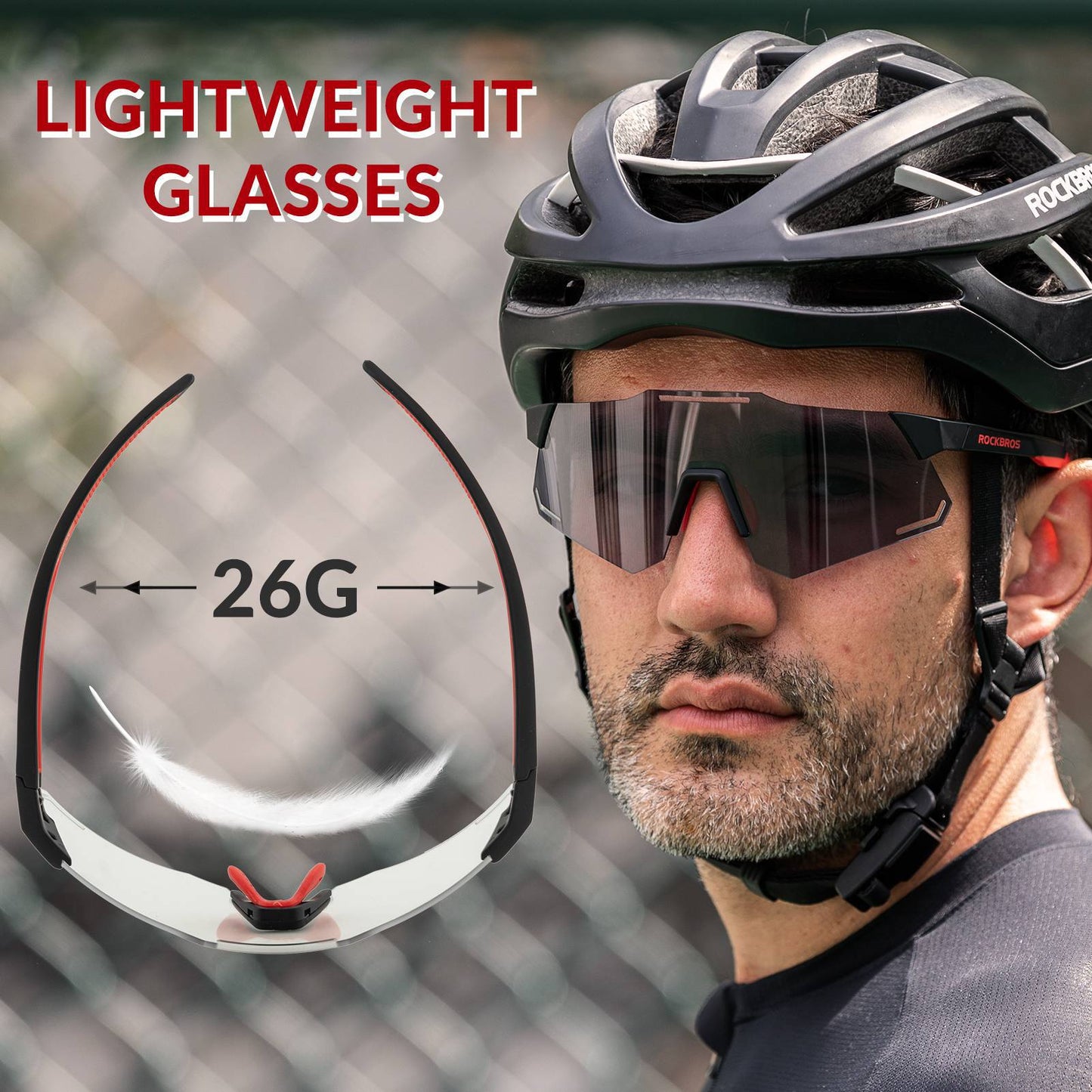 Lunettes de soleil de cyclisme avec protection UV400 pour femmes et hommes ROCKBROS