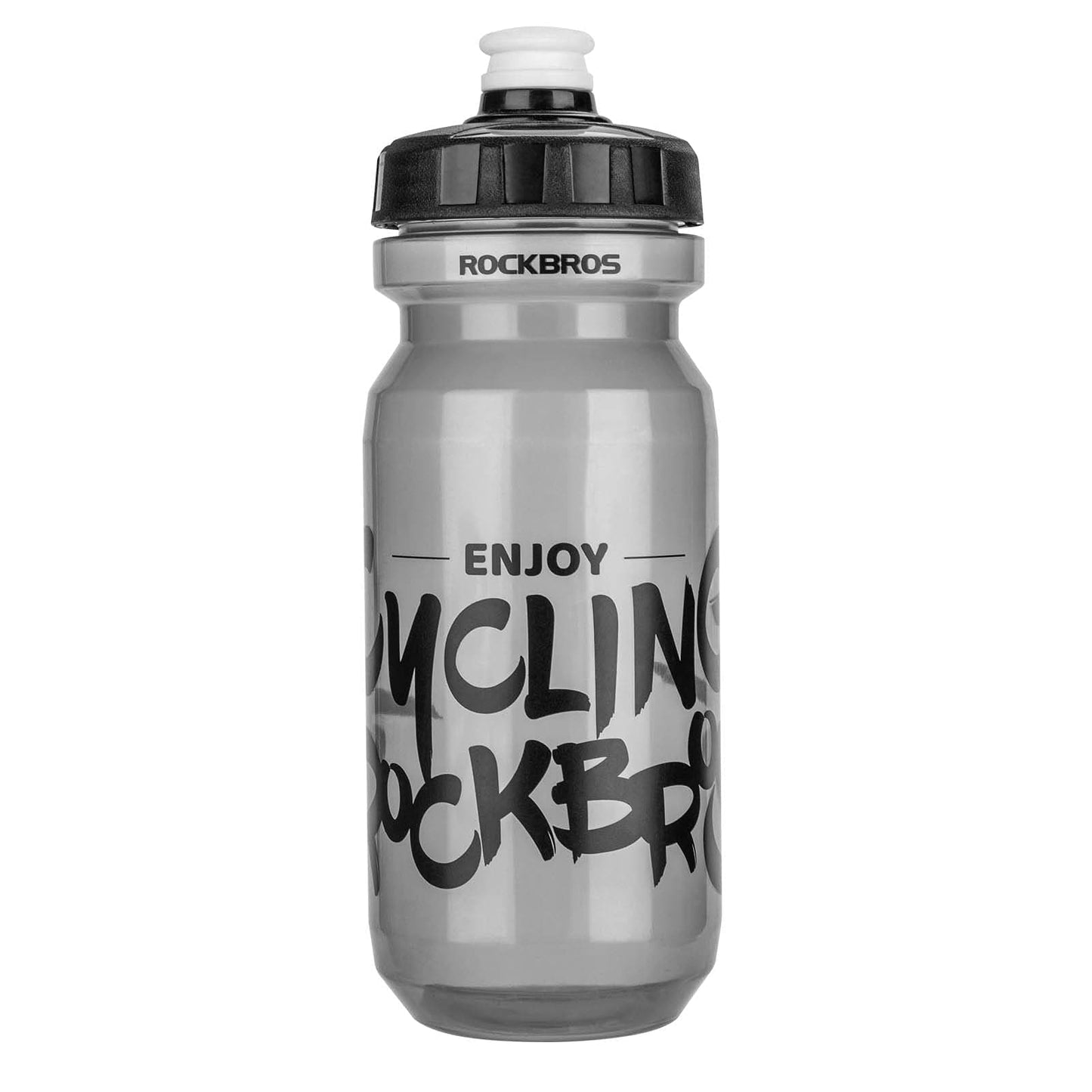 Gourde de sport ROCKBROS 600 ml en PP5, fournie avec une housse anti-poussière.