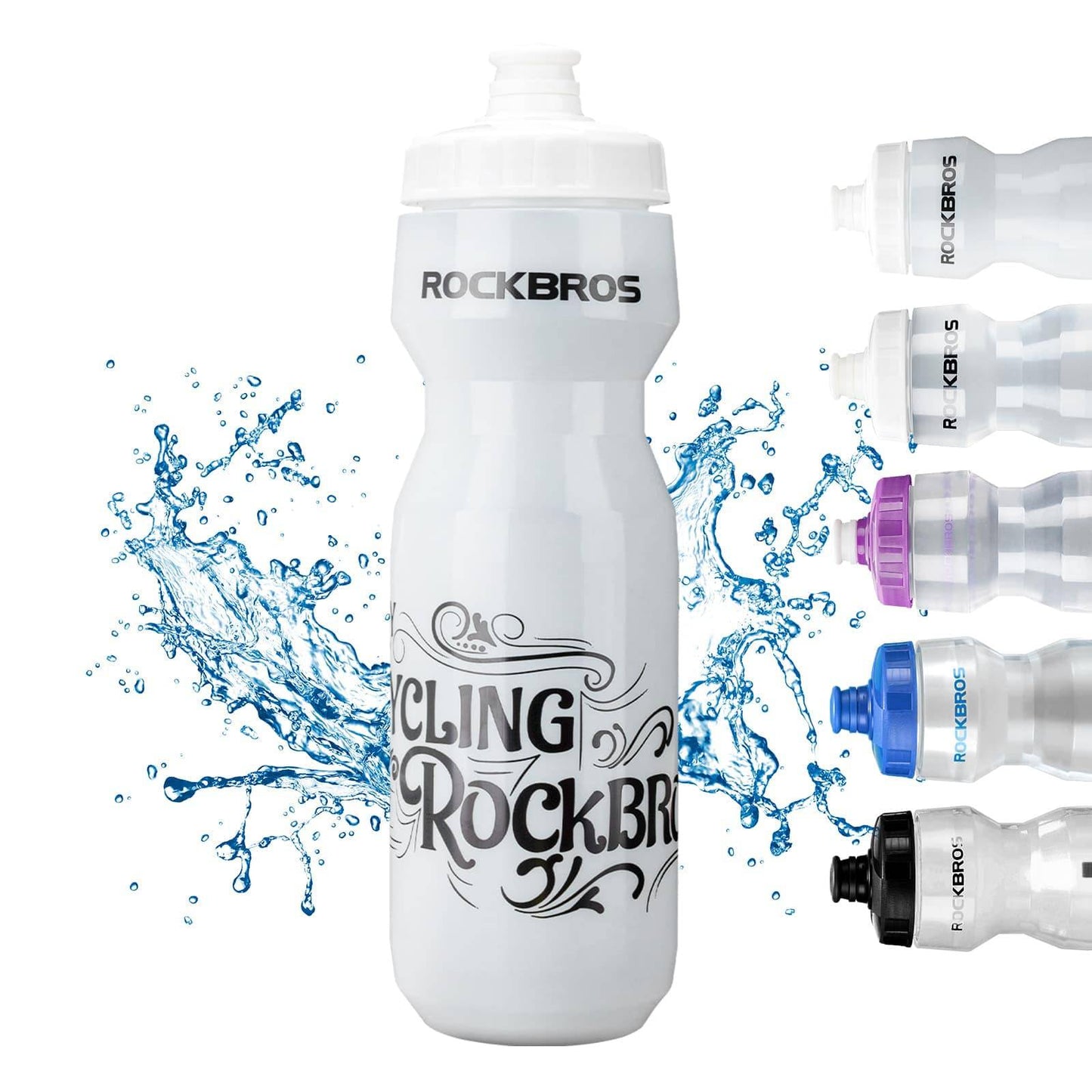 Gourde de sport 750 ml pour vélo, sans BPA, ROCKBROS