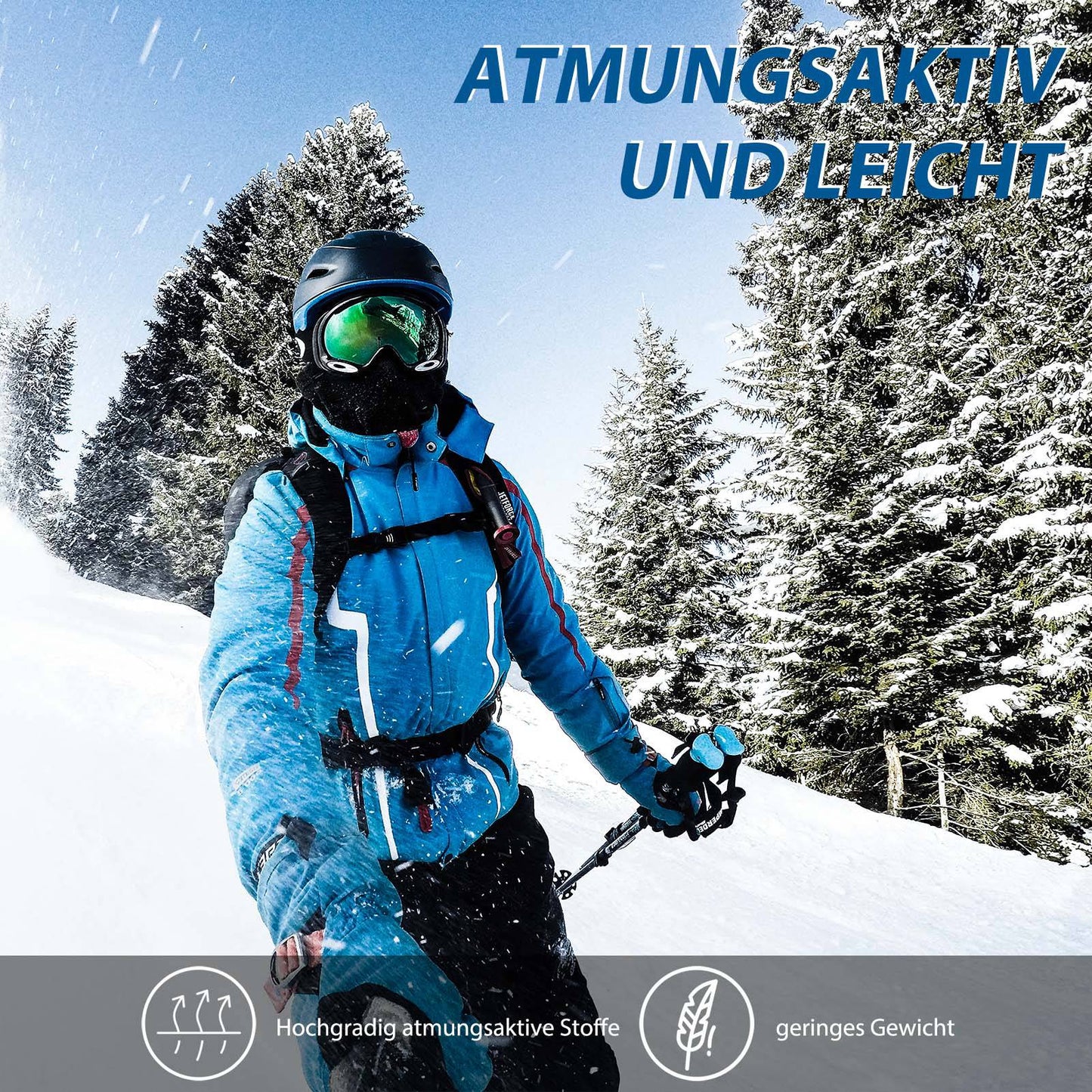 Cagoule d'hiver, plus chaude pour les sports de plein air, ROCKBROS
