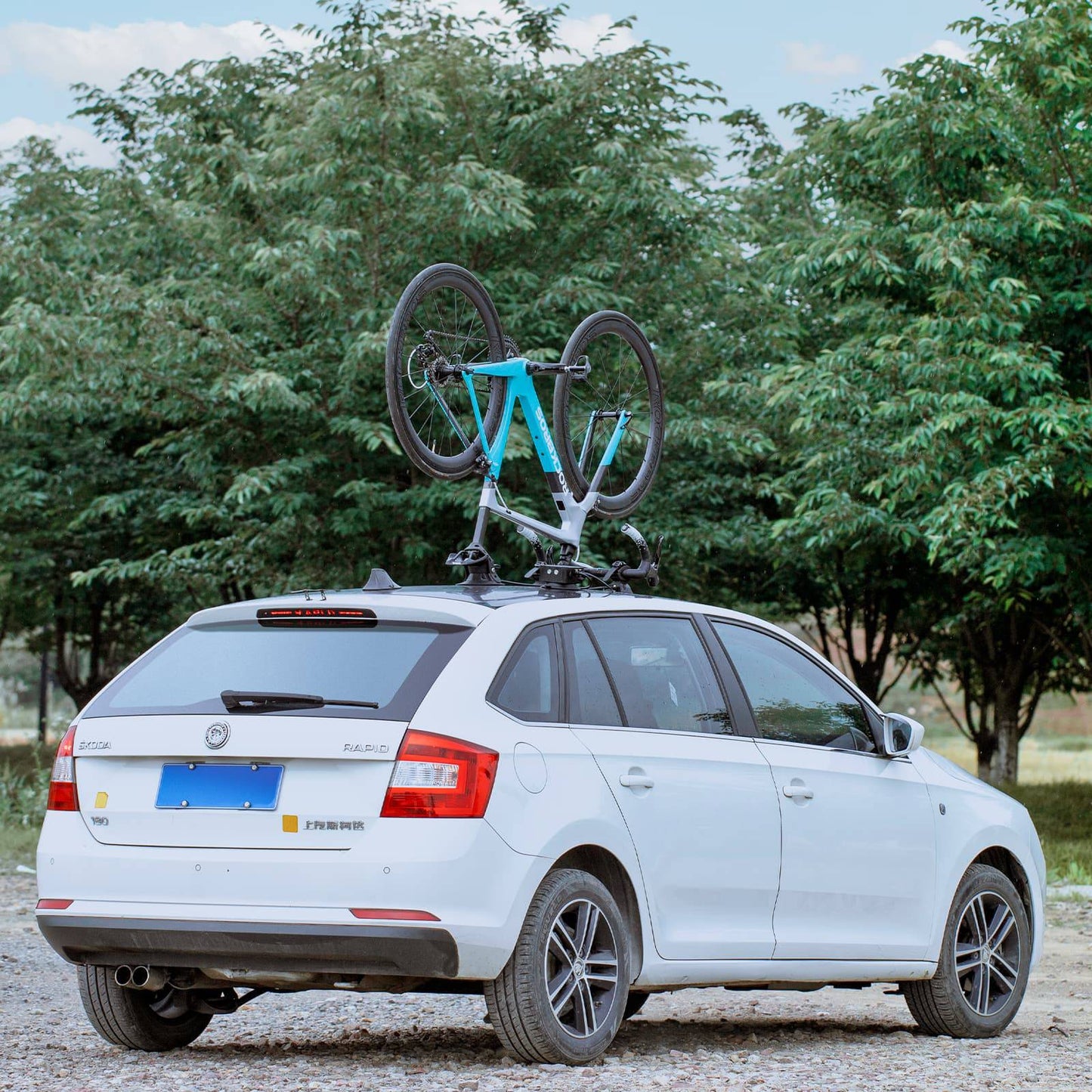 Porte-vélos électrique portable, porte-vélos de toit à ventouse, ROCKBROS