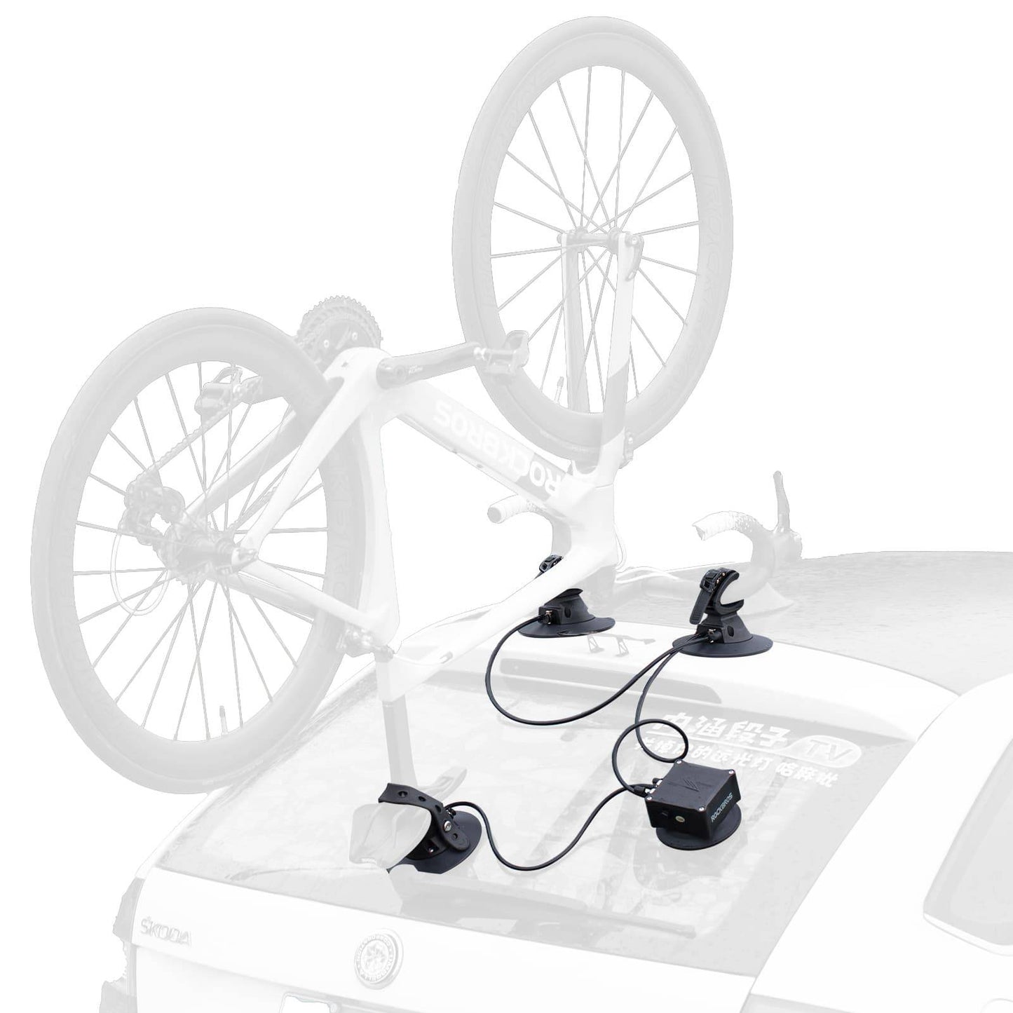 Porte-vélos électrique portable, porte-vélos de toit à ventouse, ROCKBROS