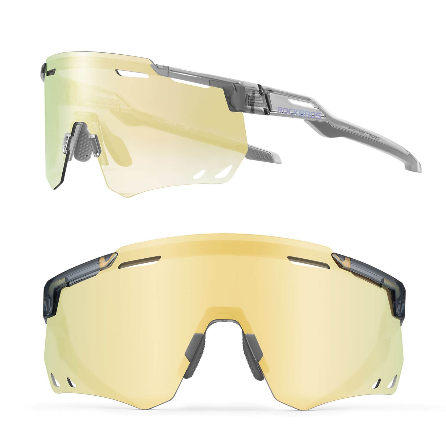 Lunettes de cyclisme ultralégères, lunettes de soleil photochromiques avec protection UV400, ROCKBROS