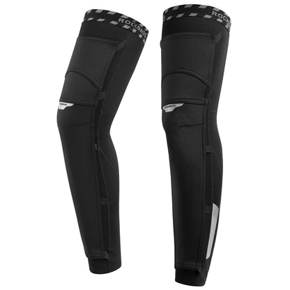 ROCKBROS Jambières Unisex Cuissards Chauffants Coupe-Vent Chaudes Noir S-4XL