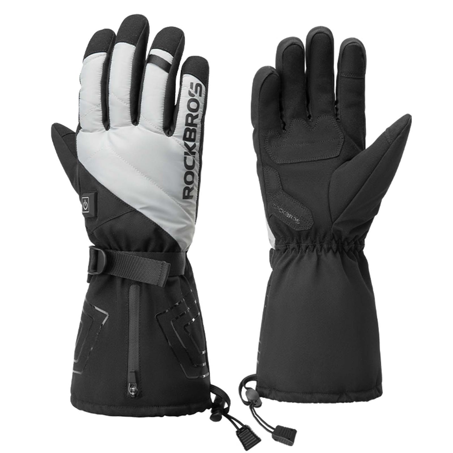 Gants d'hiver chauffants pour cyclisme avec batterie M-XL ROCKBROS