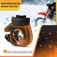 Gants de moto coupe-vent d'hiver avec manchons de guidon noirs ROCKBROS