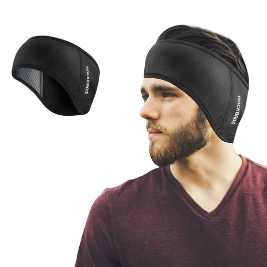 Bandeaux cache-oreilles thermiques d'hiver pour le cyclisme, pour hommes et femmes, ROCKBROS