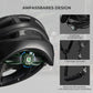 ROCKBROS Casque de vélo intelligent télécommandé avec éclairage