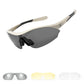 Lunettes de soleil de cyclisme sportif ROCKBROS avec 3 verres UV400 interchangeables