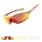 Lunettes de soleil de cyclisme sportif ROCKBROS avec 3 verres UV400 interchangeables