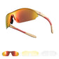 Lunettes de soleil de cyclisme sportif ROCKBROS avec 3 verres UV400 interchangeables