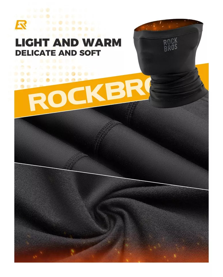 ROCKBROS Demi-Cagoule Hiver Chaud Tube Écharpe Cache-Cou Extérieur Unisexe