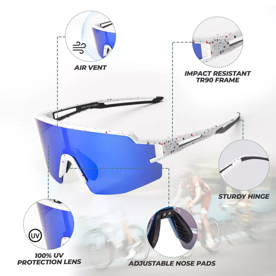 ROCKBROS lunettes de soleil polarisées/photochromiques lunettes de cyclisme vélo UV400 unisexe