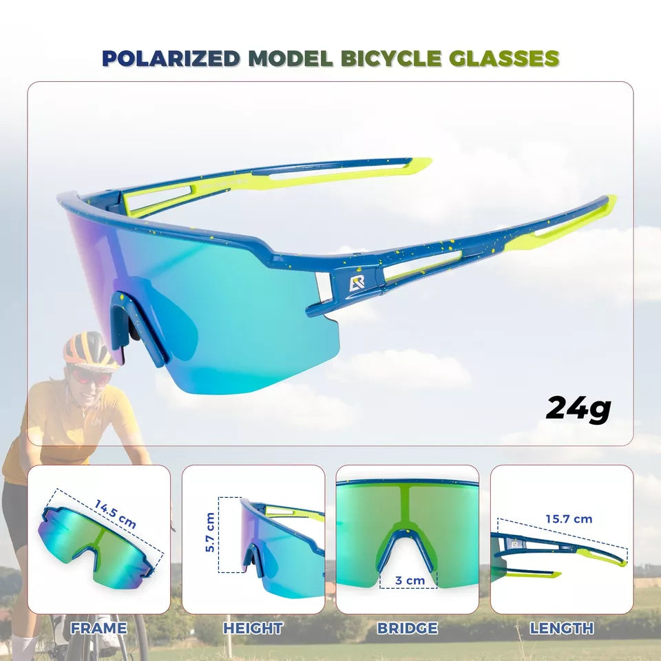 ROCKBROS lunettes de soleil polarisées/photochromiques lunettes de cyclisme vélo UV400 unisexe