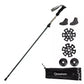 Qunature bâtons de randonnée bâtons de randonnée 7075 aluminium 130cm