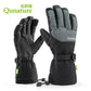 Qunature gants de ski d'hiver gants imperméables à écran tactile neige