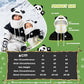 Qunature Cagoule d'hiver masque de ski pour enfants et parents motif panda masques complets cagoule pour les activités de plein air d'automne et d'hiver comme le ski, la moto, le cyclisme