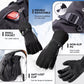 Qunature Gants d'hiver de ski/neige coupe-vent pour vélo/moto XS-XL