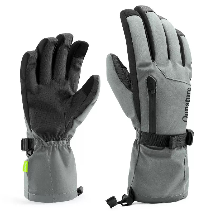 Qunature Gants d'hiver de ski/neige coupe-vent pour vélo/moto XS-XL