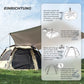 Qunature Tente de Camping 2-4 Personnes Tente Pop-Up Tente dôme Tente de Camping étanche